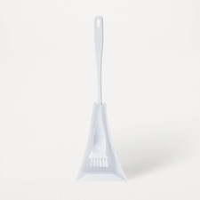 Triangle Toilet Brush Set White With Holder Polypropylene 31.6CM Brush Height AU Toilet Set price