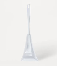 Triangle Toilet Brush Set White With Holder Polypropylene 31.6CM Brush Height AU Toilet Set price
