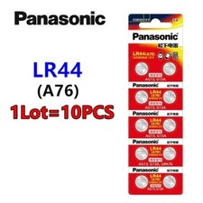 10pcs Panasonic LR44 AG13 1.5V Coin Button Battery 10x 10pcs Car Garage Remote Battery price