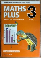 Maths Plus 3 Stage 2 Mentals and Homework Book, NSW Syllabus, 2013 Mathematics price