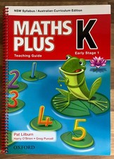 Maths Plus K Teaching Guide: NSW Syllabus Early Stage 1 Australian Curriculum, 2 Mathematics price