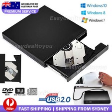 USB External CD RW DVD ROM Writer Burner Player Drive PC Laptop for Windows Mac CD & DVD Drives price