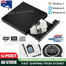 USB External CD DVD ROM Writer Burner Player Drive PC Laptop for Windows Mac AU CD & DVD Drives price