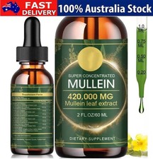 Mullein Leaf Extract Drops 60ml Lung Cleanse Respiratory Herbal Drop Health Care Herbal Supplements price