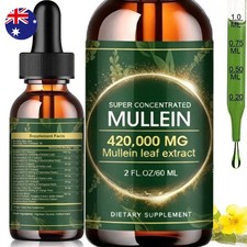 Mullein Drops for Lungs, Detox and Cleanse Mullein Extract Supplement Herbal Supplements price