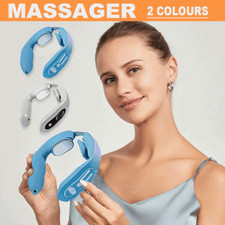 Neck Shoulder Massager Heat EMS Acupoints Relief Lymphatic Massage Device AU Massage Devices price