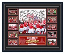ARSENAL FC 2026 EPL ENGLISH PREMIER LEAGUE CHAMPIONS  SIGNED FRAMED MEMORABILIA English price