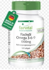 fairvital Omega 3-6-9 1000mg Fish Oil 120 Softgels EXP 08/26 Fish Oil / Omega 3 - 6 - 9 price