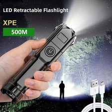 Powerful LED Flashlight – Rechargeable USB, Waterproof, Zoom, Tactical Torch Torch price