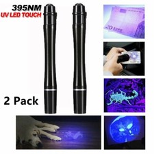 2 Pieces UV Ultra Violet LED Blacklight Light 395nM Inspection Lamp Torch Mini Torch price