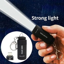 Mini Keychain Pocket Torch Rechargeable LED Light Waterproof Flashlight Lamp Torch price