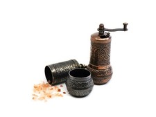 Traditional Turkish Salt & Pepper Grinder, Spice, Coffee Brass 6 Colours AU Turkish price