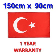 Premium Large Turkey Flag Heavy Duty Outdoor Banner 90cm x 150cm Turkish Turkiye Turkish price