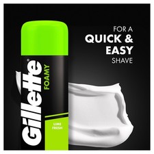 Gillette Shaving Foam Lime Fresh Value Pack 333g Shaving Gels / Foams / Creams price