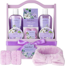 Spa Gift Baskets for Women - 13Pcs Lavender Jasmine Luxury Spa Gift Set with Nou Men's Perfumes price