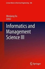 Informatics and Management Science III - 9781447161882 Science - Informatics and Technology price