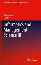 Informatics and Management Science III - 9781447147893 Science - Informatics and Technology price
