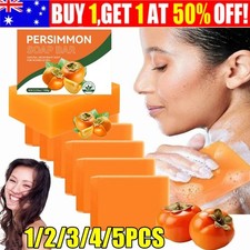 1-5 Persimmon Soap Bar for Old People Smell, Natural Body Odor Control Bar Soap Soaps price
