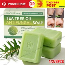 1-3Pcs Antifungal Relief Soap Bar Tea Tree Oil Soap Natural Foot & Body Soaps AU Soaps price