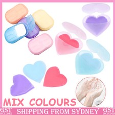 UP TO 10 Boxes Portable Washing Slice Sheets Hand Bath Travel Scented Paper Soap Soaps price