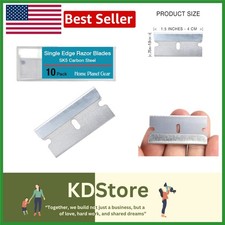 10-Pack Heavy Duty Single Edge Razor Blades for Precision Scraping and Cutting Razors and Refills price
