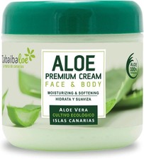 Tabaibaloe Premium Cream Face And Body Greenish White Aloe Vera 300 Millilitre After-Sun Creams and Lotions price