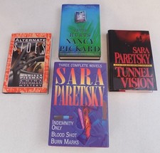 Lot Of 4-Misc. Hardcovers-Author Pickard-Paretsky-Piesman-Mystery-Thriller-Crime Miscellaneous Novels price