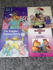 Lot Of 4 Illustrated Vintage Children’s Fiction Picture Books (80s) Alf, Popples Miscellaneous Novels price