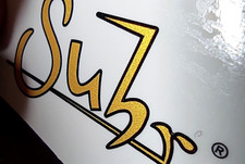 SUHR gold HEADSTOCK waterslide / GOLD GUITAR HEAD LOGO decal SUHR Electric Guitars price