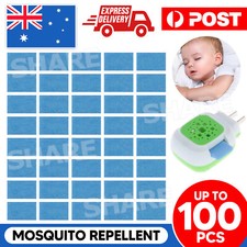 50/100x Mosquito Repellent Insect Bite Mat Tablet Replace Refill Repeller Pads Insect-Tick-Pest Repellent price