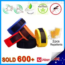 NEW Anti Mosquito Insect Bug Repellent Bracelet Wrist Band Refill Outdoor Indoor Insect-Tick-Pest Repellent price