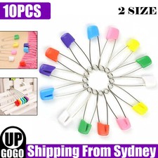 10PCS 40/53mm Large Baby Nappy Safety Pins Dress Clothing Nappy Hold Clip Tools Baby Nappy price