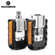 ROCKBROS Foldable Bicycle Pedals Cycling MTB Folding Bike Pedals Reflective Folding Bicycle price