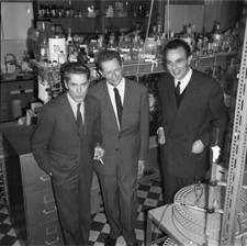 Andre Lwoff Biology Techer at Pasteur Institute In Paris In 1966 Old Photo Biology price