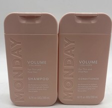 🌸MONDAY Volume Collagen Shampoo Conditioner  set Liquid Volumizing 6.7 Oz Each Shampoo and Conditioner price