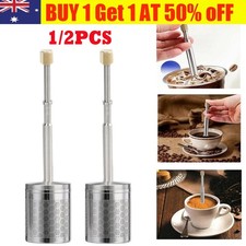 2x Portable French Coffee Tea Final Press Maker Coffee Stainless Steel Reusable Tea Makers price
