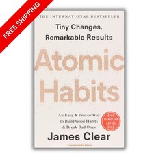 Atomic Habits by James Clear (paperback) FREE SHIPPING Personal Development Books price