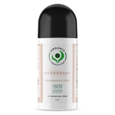 Organic Formulations Fragrance Free Deodorant 70mL | 100% Vegan | Paraben Free Roll-Ons price