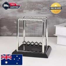 Newton’s Cradle Balance Balls Physics Pendulum Desk Toy Stress Relief Office Dec Physics price