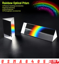 Optical Glass Triangle Prism Crystal Physics Teaching Light Spectrum Physics price