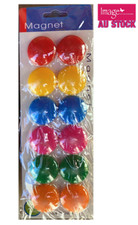 Button Magnets 3cm Round Assorted Color Whiteboard Fridge School Home SRT Fridge Magnet price