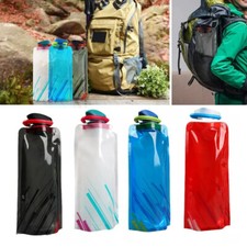 4/8PCS 700ml Folding Soft Flask Sports Water Bottle for Running Camping Cycling Water Bottle price