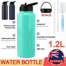 Water Bottle Stainless Steel Double Wall Cycling Vacuum Insulated Cup 1.2L Water Bottle price