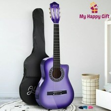 Alpha 34” Inch Guitar Classical Acoustic Cutaway Wooden Kids Gift 1/2 Size Classical Guitars price