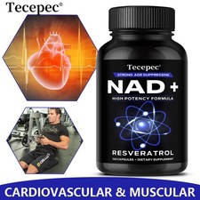 Anti Aging Supplement W/ Nicotinamide Riboside Plus Resveratrol 30/60/120 Caps Anti-Ageing price