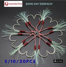 20x Jigs Assist Hooks Single Jigging Metal Fishing Lures Slow Jig Inchiku Micro Fishing Hook (Jig) price