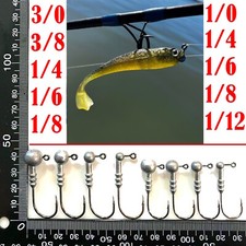 5 Soft Plastic Fishing Lures Jig Head use for Z-man Gulp Bait Junky etc Jig Hook Fishing Hook (Jig) price