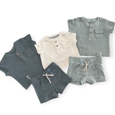 C&A Baby Outfit Set, 2-3 Months, T-Shirt and Shorts, Cotton Blend Baby T-shirt price