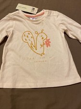 BNWT Baby Girls cute Long Sleeve Top Size 0 Baby T-shirt price