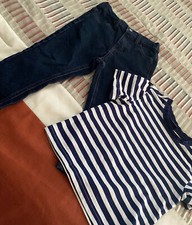 Nautica BaBy Boy 24M Striped S/S Tee T-Shirt Top Blue Jean Bottom Pants 2PC Set! Baby T-shirt price
